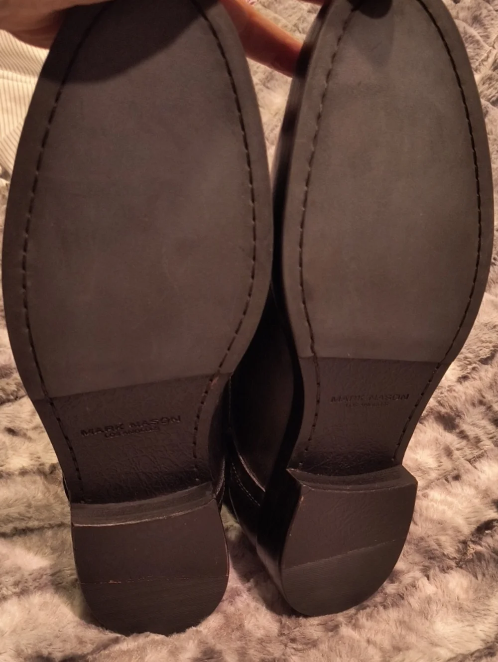 Mark Nason Men's Black Lace-Up Leather Boots